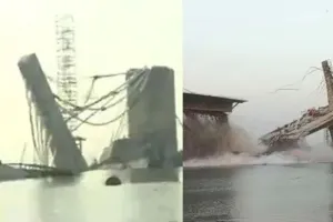 बिहार पुल: कंपनी को कारण बताओ नोटिस, कार्यकारी अभियंता निलंबित 