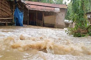 असम के कई हिस्सों में मूसलाधार बारिश के कारण आई बाढ़ से करीब 33,500 लोग प्रभावित 