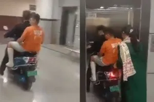 VIDEO: लिफ्ट में स्कूटी लेकर पहुंचा एडवोकेट...अस्पताल में हंगामा, जानिए पूरा मामला