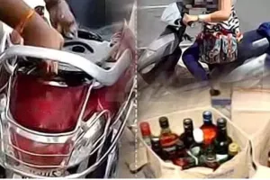 हल्द्वानी: स्कूटी से देसी शराब तस्करी करते दबोचा