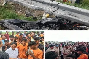 हरिद्वार: डंपर ने बाइक सवार कांवड़ियों को मारी टक्कर, दो की मौत, गुस्साए कांवड़ियों ने काटा हंगामा