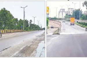 मुरादाबाद : हाईवे पर अवैध क्रॉसिंग, जिंदगी दांव पर लगा रहे बाइक सवार