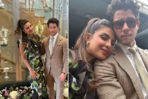 PHOTOS : प्रियंका चोपड़ा ने पति संग देखा विंबलडन, रोमांटिक अंदाज हुआ वायरल