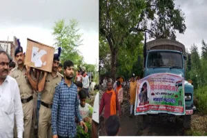 गोंड़ा: छिटुआपुर पहुंचा शहीद का पार्थिव शरीर,अंतिम दर्शन को उमड़ा जन सैलाब