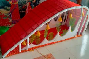 पीलीभीत: शिव भक्तों ने 25 किलो की पालकी बनवाई, गोमती उदगम से भरेंगे जल 