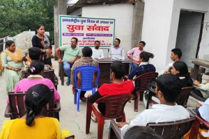 बहराइच: युवा संवाद में बोलीं श्रद्धा- बालिका शिक्षा में पिछड़ेपन को दूर करें अभिभावक