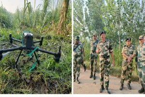 BSF ने अंतरराष्ट्रीय सीमा पर मार गिराए दो पाकिस्तानी ड्रोन 