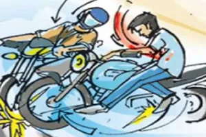 मुरादाबाद: बाइकों की भिड़ंत में महिला की मौत, दो घायल