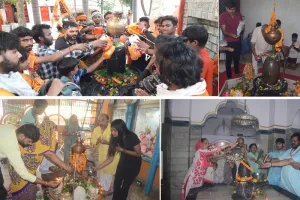 मुरादाबाद : अंतिम सोमवार को जलाभिषेक के लिए शिवालयों में उमड़ी शिवभक्तों की भीड़, सुख शांति की कामना की