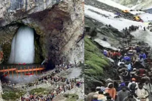 भूस्खलन से जम्मू-श्रीनगर राष्ट्रीय राजमार्ग बाधित, अमरनाथ तीर्थयात्रियों का जत्था रोका गया 