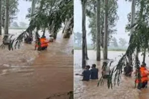 हमीरपुर: मान खड्ड में आई बाढ़ में फंसे 25 लोगों को निकाला गया