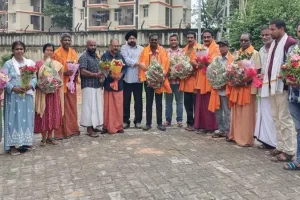 केरल से 15 सदस्यीय दल अयोध्या दर्शन को पहुंचा