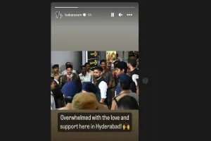 Babar Azam In India : 'प्‍यार से अभिभूत हूं', भारत में भव्य स्वागत पर पाकिस्तानी कप्तान बाबर आजम ने कहा- धन्यवाद