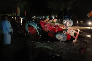 प्रतापगढ़: दो ट्रैक्टरों में हुई जोरदार भिड़ंत, चार मजदूरों की हालत गंभीर