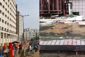 केजीएमयू के जिस इमारत में होता है अंग प्रत्यारोपण, उसकी पार्किंग में संक्रमण का खतरा