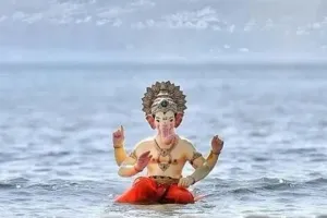 मुंबई में गणपति उत्सव के सातवें दिन 17,187 प्रतिमाओं का हुआ विसर्जन 