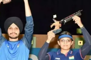 Asian Games 2023: सरबजीत और दिव्या को 10मीटर एयर पिस्टल मिश्रित टीम में रजत 