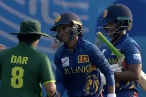 Asian Games Hangzhou 2023 : श्रीलंका ने पाकिस्तान को छह विकेट से हराया, फाइनल में होगा भारत से मुकाबला 