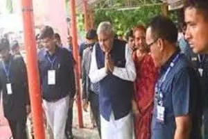 उपराष्ट्रपति जगदीप धनखड़ ने गया के विष्णुपद मंदिर में किया पिंडदान 