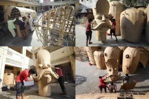 हिंदू-मुस्लिम कारीगर यहां मिलकर बनाते हैं रावण के पुतले, न कोई भेदभाव...एक दूसरे को बांट रहे अपना भोजन