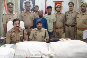 वाराणसी: बिहार से गांजा लेकर राजस्थान जा रहे तस्करों को पुलिस ने किया गिरफ्तार