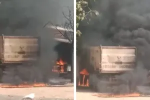 Etawah: ट्रैक्टर को बचाने में डंपर ढाबे में घुसा… डीजल टैंक में आग लगने से हुए तेज धमाके, कंडक्टर की जलकर मौत