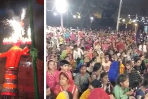 Ravan Dahan 2023: धू-धू कर जला रावण का पुतला… असत्य पर सत्य की जीत, मेले में दशकों का उमड़ा जनसैलाब