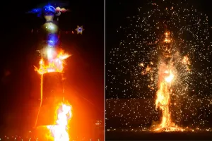 मुरादाबाद : अपने अंदर छुपे रावण को बाहर निकाल फेंकें 