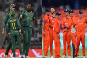 SA vs NED World Cup 2023 : दक्षिण अफ्रीका बनाम नीदरलैंड मुकाबले पर बारिश का साया, जानें दोनों टीमों की संभावित प्लेइंग-11 