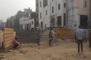 अयोध्या: रामपथ से नहीं छंटे दुश्वारियों के बादल, फिर रास्ता हुआ ब्लाक