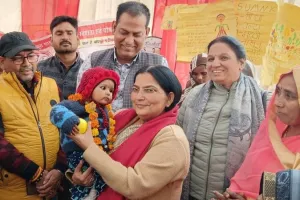 हरदोई: संकल्प यात्रा में बोलीं मंत्री रजनी तिवारी- बिना भेदभाव दिया जा रहा योजनाओं का लाभ