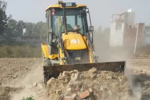 बरेली: बीडीए ने की धौरेरा माफी में अवैध काॅलोनी ध्वस्त