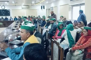 अमरोहा: किसानों की समस्याओं को लेकर भाकियू शंकर ने सौंपा ज्ञापन