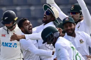 BAN vs NZ 2023: दूसरे टेस्ट की पहली पारी में न्यूजीलैंड ने बंगलादेश को 172 रन पर समेटा