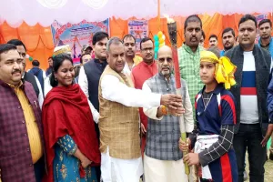 बहराइच: कबड्डी, दौड़ में पयागपुर और योगासन में फखरपुर ब्लॉक रहा अव्वल, शिक्षिकाओं की रंगोली ने मोहा मन