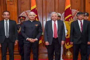 श्रीलंका में भारत के नए उच्चायुक्त संतोष झा ने प्रभार संभाला, राष्ट्रपति रानिल विक्रमसिंघे को सौंपा परिचय पत्र