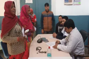 संभल : आरोग्य स्वास्थ्य मेले में ढाई हजार से अधिक मरीजों का हुआ उपचार, आयुष्मान गोल्डन कार्ड भी बनाए गए