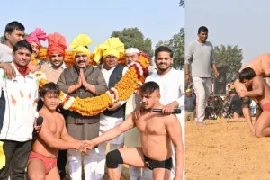 बाराबंकी: पानीपत के सचिन को सहारनपुर के ओमकार पहलवान ने किया पराजित