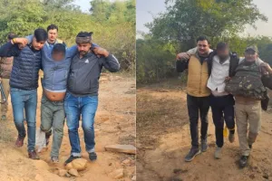 मीरजापुर: 25 हजार के ईनामिया सहित दो गो-तस्कर पुलिस मुठभेड़ में घायल