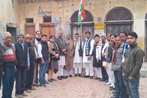 कासगंज: धूमधाम से मनाया गया कांग्रेस कमेटी का स्थापना दिवस 