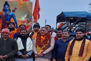 राम भक्तों में गजब का उत्साह, उत्तराखण्ड से अयोध्या के लिए पैदल शुरू की यात्रा, बहराइच में हुआ स्वागत