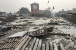 बरेली: कुतुबखाना पुल- छत तैयार अब डामर सड़क का इंतजार, 15 फरवरी तक पुल शुरू करने का कर रहे दावा