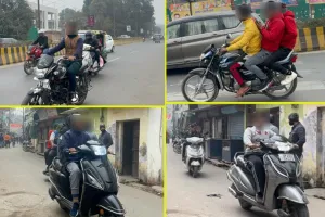 बरेली: नाबालिग के हाथ में मौत का स्टेयिरंग, कानून लागू होने के बाद भी शहर में फर्राटा भर रहे बाइक से नौनीहाल 