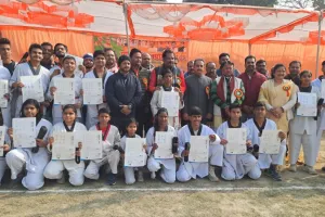 गोंडा के ताइक्वांडो खिलाड़ियों ने कोरिया में लहराया परचम, 22 खिलाड़ियों को मिला ब्लैक बेल्ट