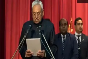 नीतीश कुमार ने रिकॉर्ड नौवीं बार बिहार के मुख्यमंत्री के रूप में ली शपथ, सम्राट चौधरी और विजय कुमार सिन्हा बनें डिप्टी सीएम