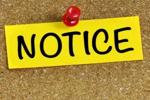 कटका सुल्तानपुर से नाका अयोध्या प्रयागराज हाईवे के बाजारों के दुकानदारों को नोटिस