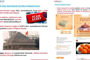 गोंडा: प्राण प्रतिष्ठा के पहले जालसाजों की चांदी, दर्शन और प्रसाद के नाम पर कर रहे उगाही