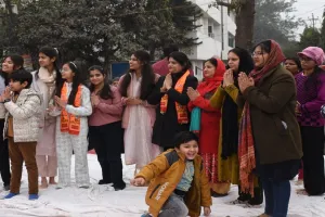 रामपुर : अयोध्या में रामलला की प्राण प्रतिष्ठा होते ही गूंजे जय श्रीराम के नारे