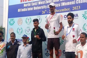अयोध्या: प्रिंस ने अविवि को नार्थ ईस्ट जोन इंटर यूनिवर्सिटी एथलेटिक्स प्रतियोगिता में दिलाया पहला कांस्य पदक