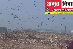 शाहजहांपुर: अधूरा पड़ा वेस्ट मैनेजमेंट प्लांट, आग लगाकर हल्का किया जा रहा कूड़े का बोझ